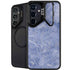 Crushed Blue Galaxy S25 Kickstand Case